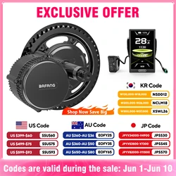 BAFANG 48V BBS02B CAN Motor M615 M325 M215 Mid Drive Electric Bike Conversion Kit 1000W 750W 250W 500W Motor BBSHD BBS02B BBS01B