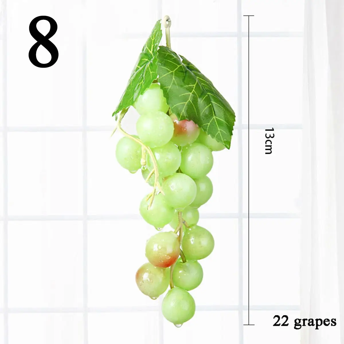 

Garden Fake Wedding Plastic Decorative Simulation Home Decor Grapes Artificial Fruit
