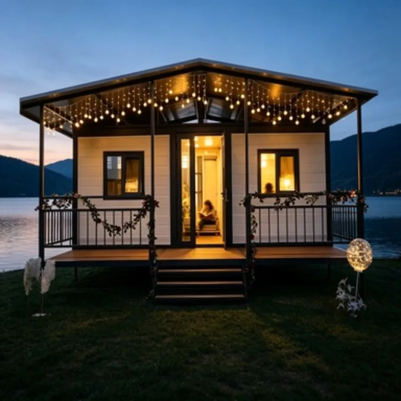 Luxury Pretty Living House 5 Bedroom 40Ft 100m2 Large Prefab House Australia Standard Customized Flat Pack Container House