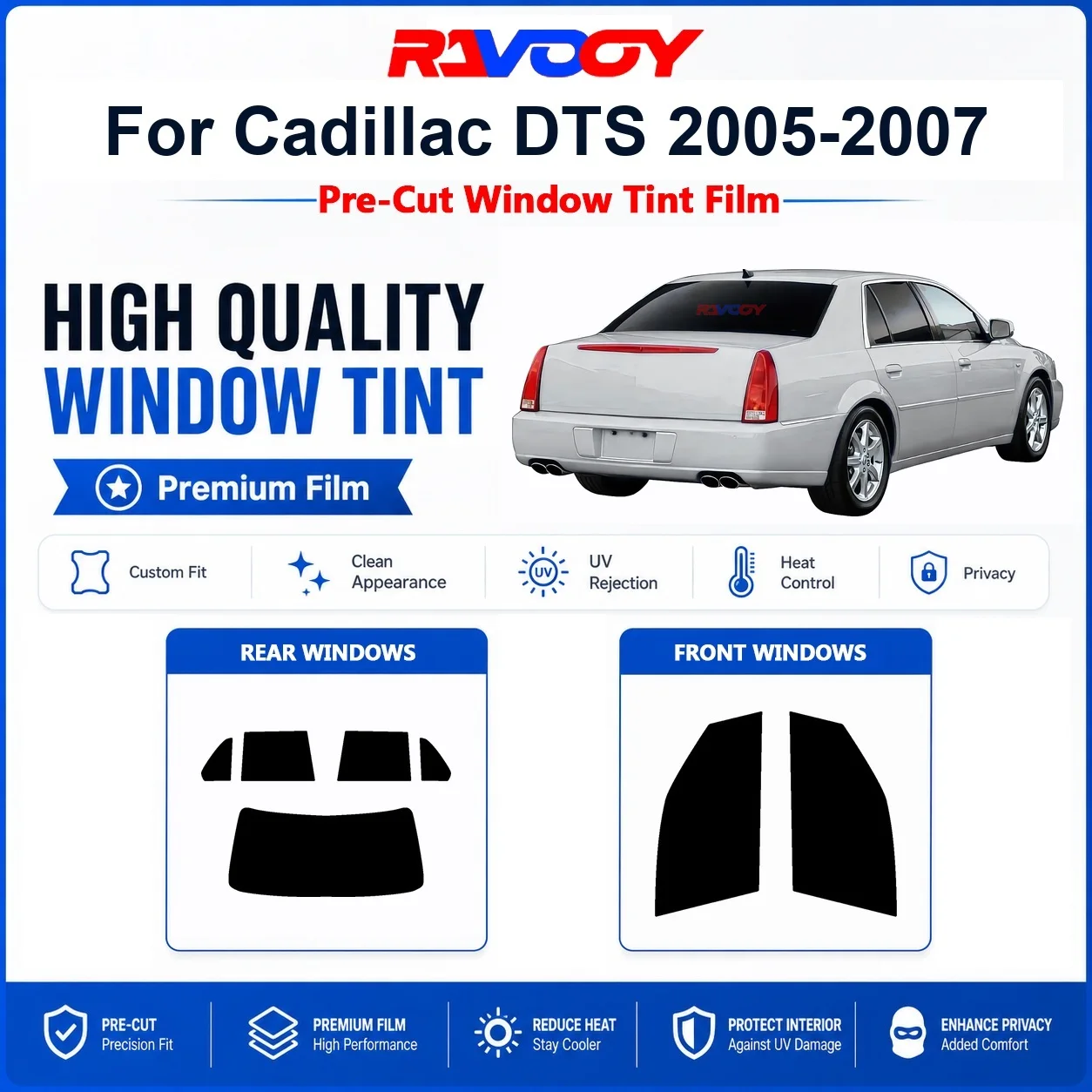 premium-pre-cut-window-tint-for-cadillac-dts-2005-2007-front-rear-windows-uv-heat-rejection-privacy-film