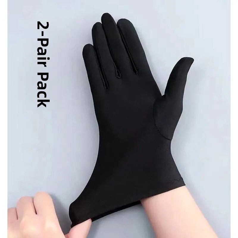 

Men's Summer Thin Sun Protection Gloves for Dancing Driving Jewelry Elastic Sleeve Covers Fashionable Protective Accessories