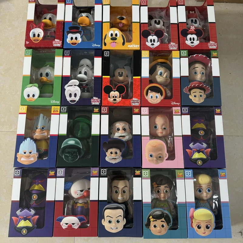 

Herocross Disney Blind Box Mickey Mouse Minnie And Friends Donald Duck Figure Doll Cute Trendy Toy Birthday Gift Joint Mobility
