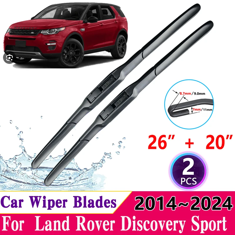 

For Land Rover Discovery Sport L550 2014~2024 Car Front Window Winter Wipers Blade Brushes Cleaning Windscreen Cars Accessories