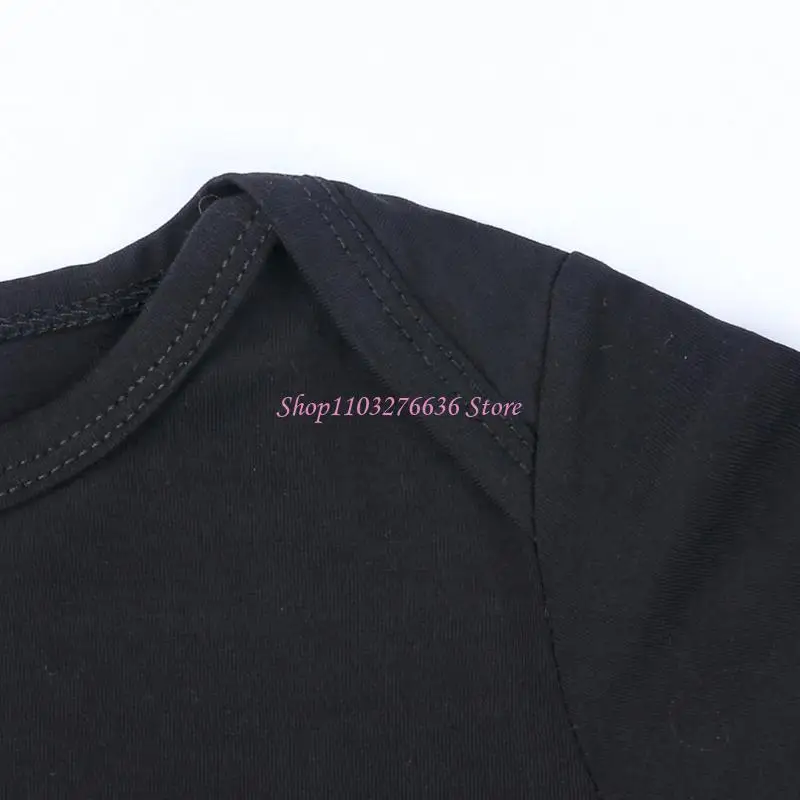 

R6FD Baby Halloween Costume Long Sleeve Bat Jumpsuit & Hat for Family Gathering Newborn Photo Props Romper Festival Outfit