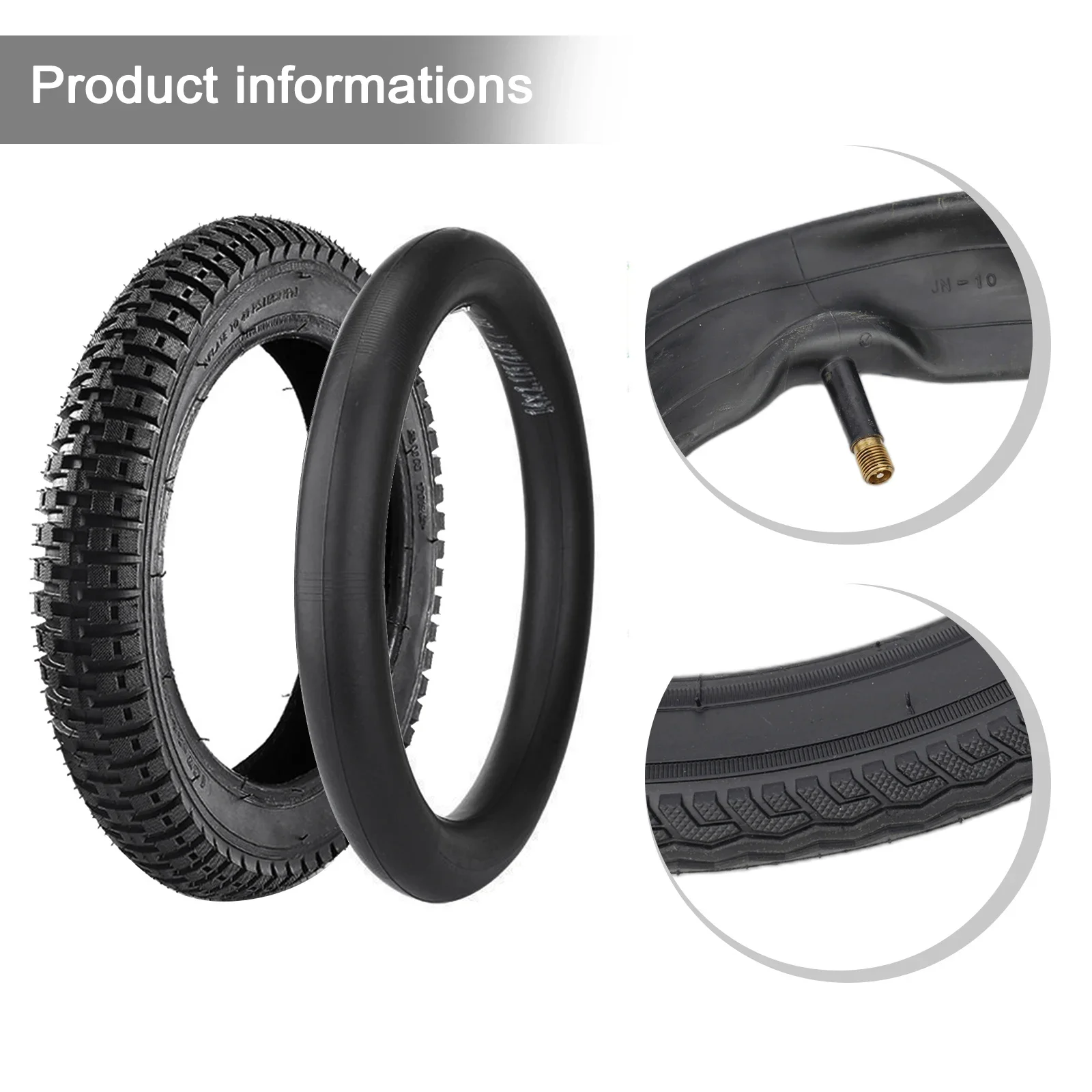 16Inch Wheel Tire 16X1.75 2.4 Tyre Outer Inner Tube For Kids Bikes Bicycle Tires Tubes And Wheels For 16 Inch MTB Bike Accessory