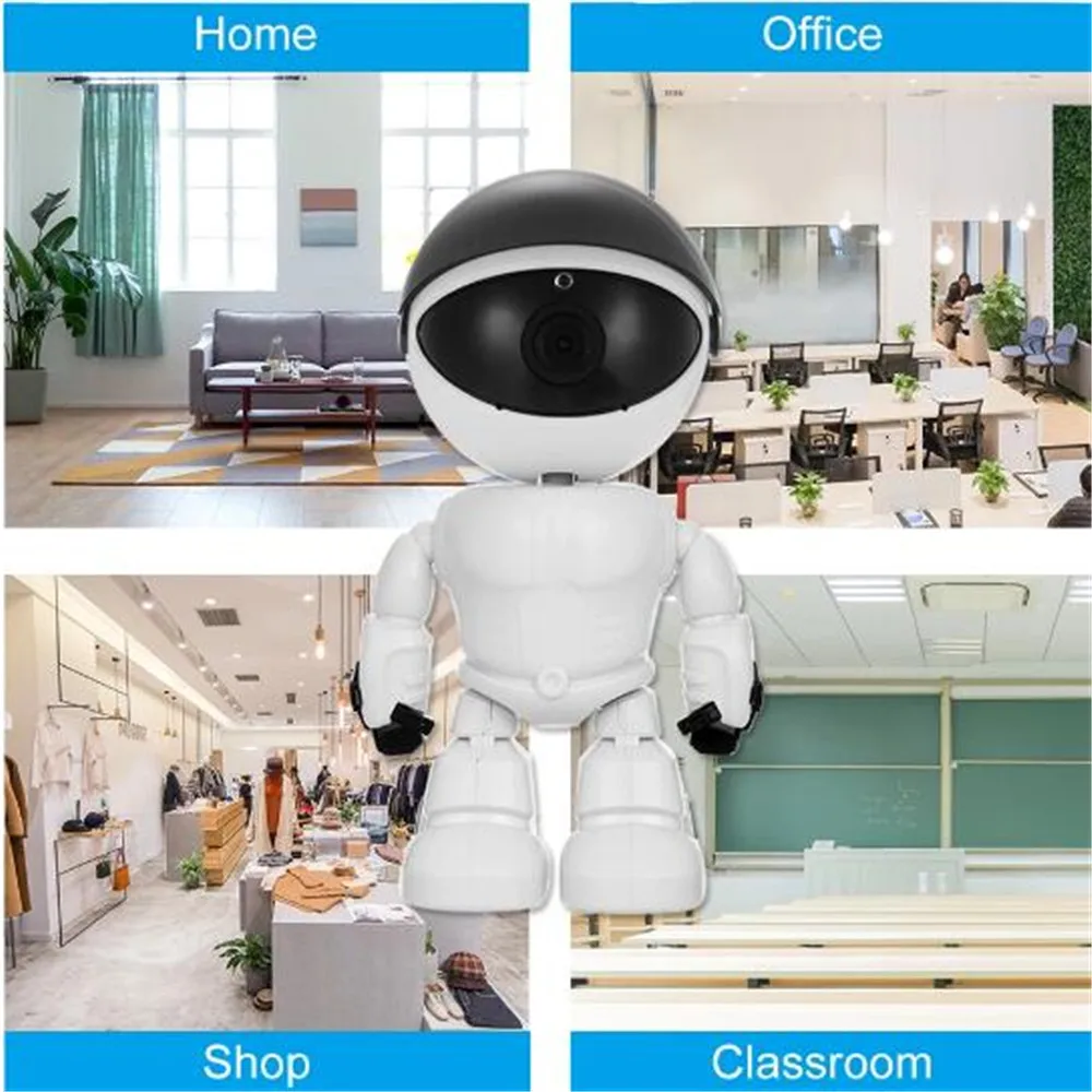 

2MP 1080P O-Kam APP Wireless PTZ IP Robot Camera Intercom Home Security CCTV Monitor