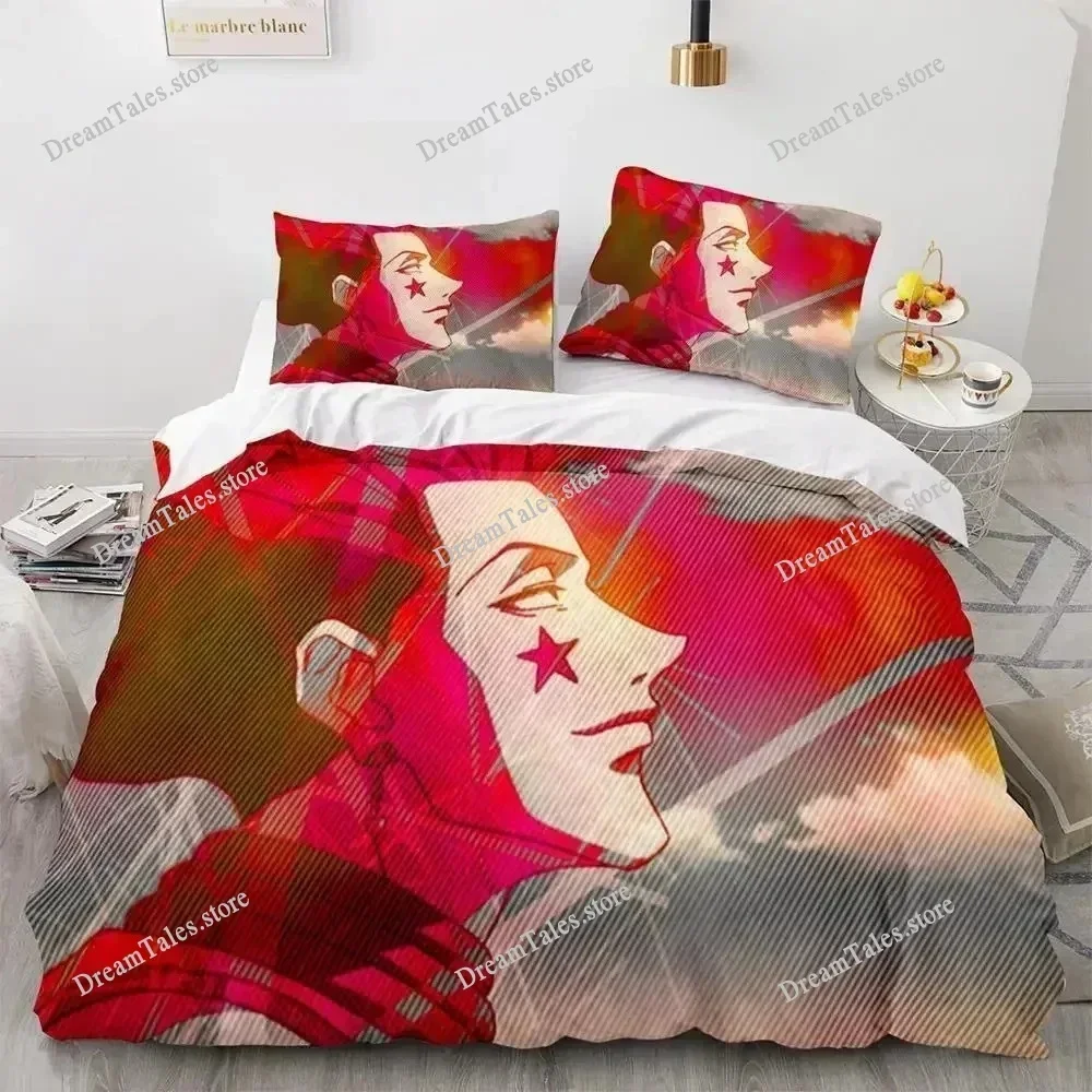 New 3D Print Home Textiles HUNTER×HUNTER Bedding Set Single Twin Full Queen King Size Bed Set Adult Kid Bedroom Duvet Cover Sets