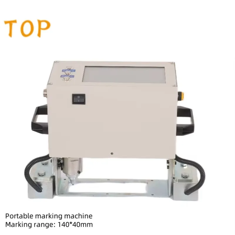 Electric Handheld Steel Nameplate Vin Chassis Number Dot Peen Metal Engraving Machinery Marking Machine LCD No Computer