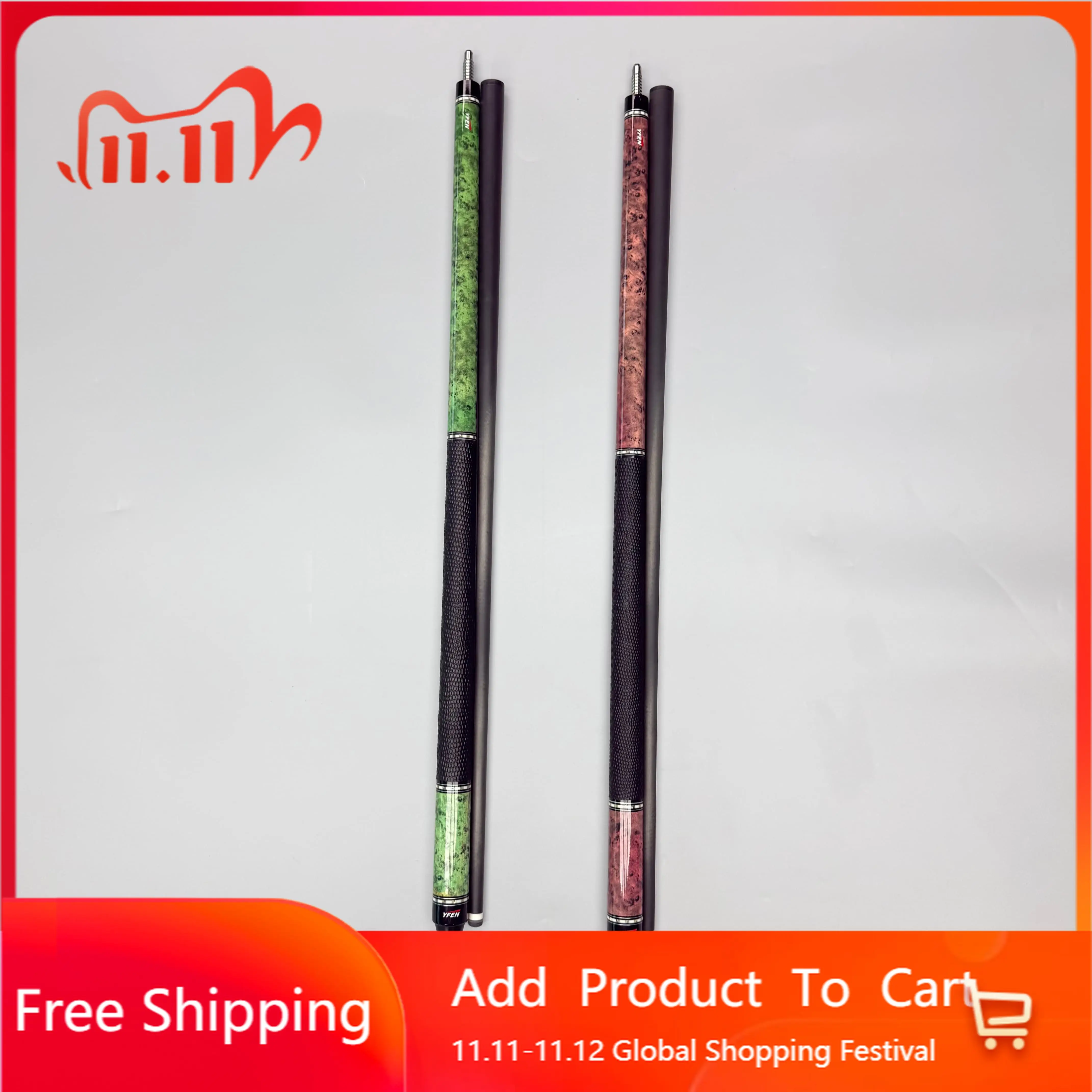 STLF Yfen M19 M20 جودة عالية قسط تجمع جديلة اللعب جديلة الكربون النقي البلياردو جديلة مع 12.5 مللي متر تلميح مركز العظة المشتركة #1