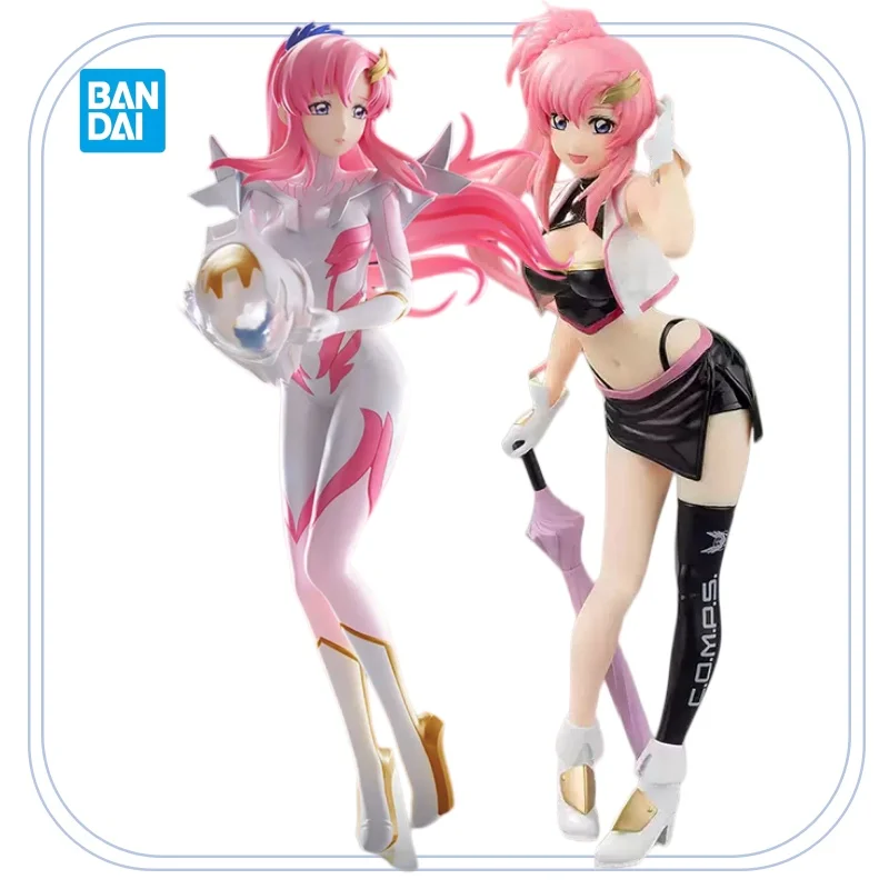 

Spot Original BANDAI Mobile Suit Gundam SEED‌ Character Model Lacus Clyne Figure Toy Ornament Anime Character Collection Gift