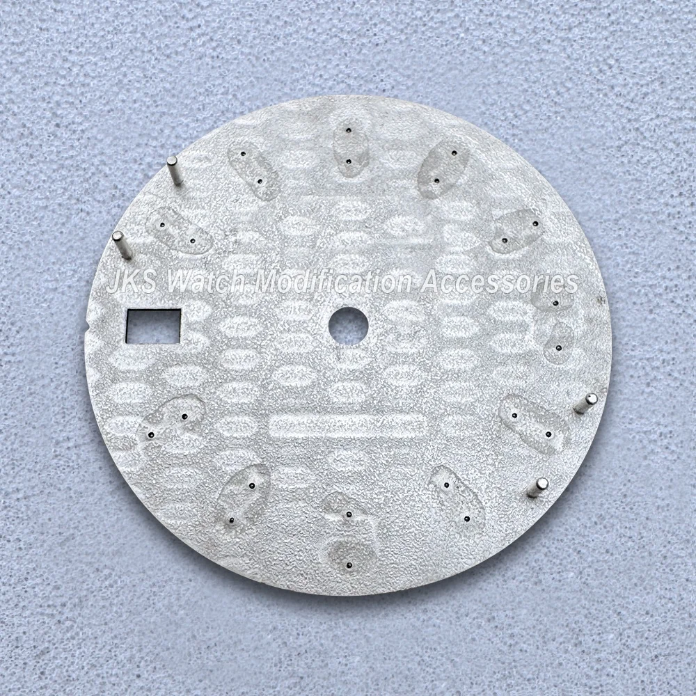 28.5 مللي متر S شعار الغوص الهاتفي صالح NH35/NH36/4R/7S الحركة اليابانية الجليد الأزرق مضيئة ساعة عالية الجودة تعديل الملحقات #5