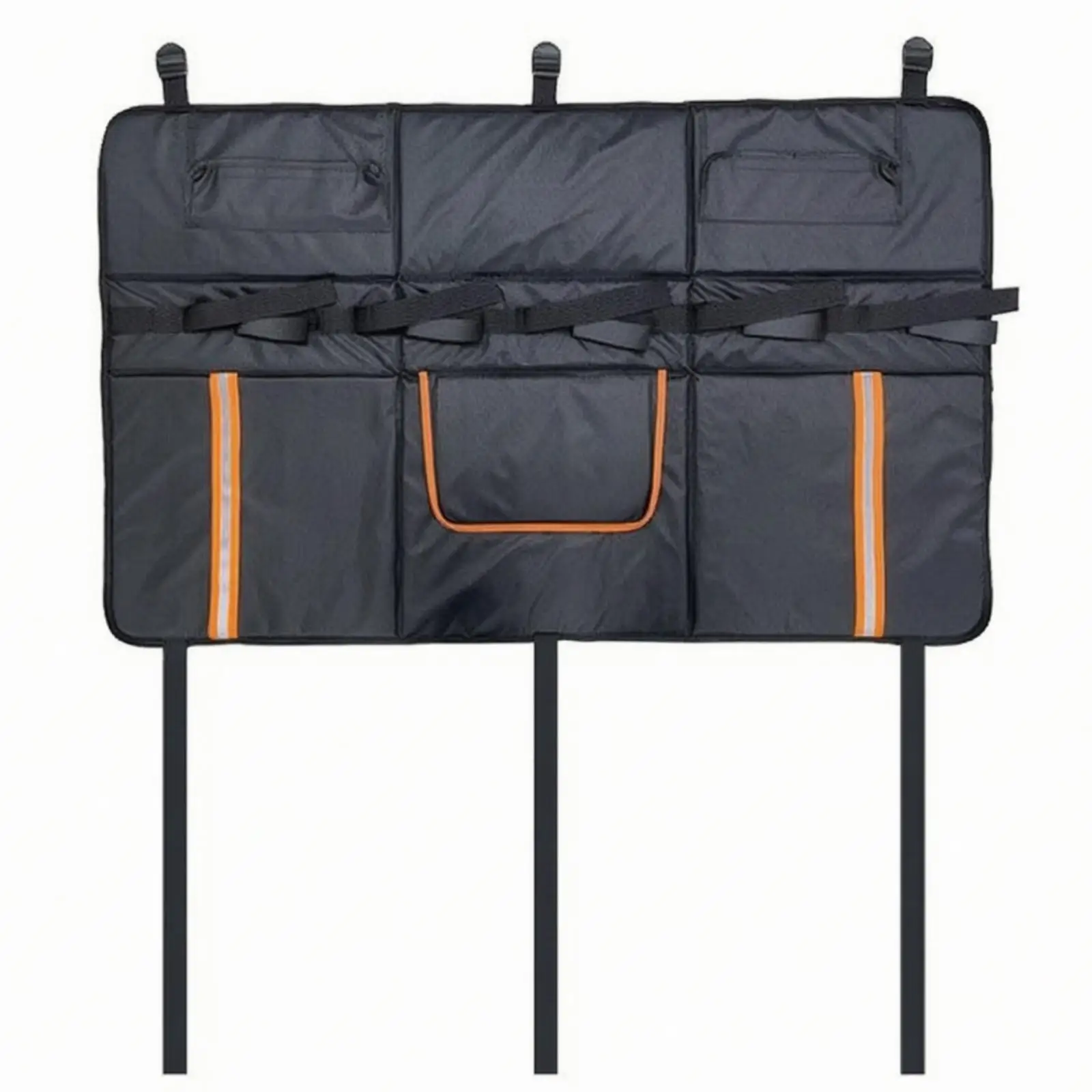 Rear Parcel Holder Bike Tailgate Pad for Pickup Trucks with Secure Anchoring and Padded Support
