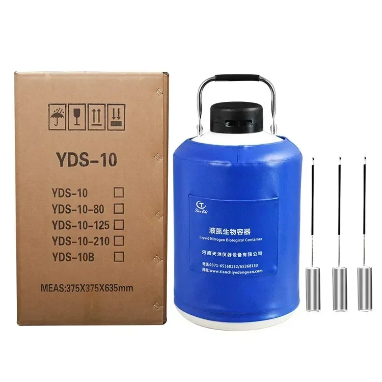 Portable 2L Liquid Nitrogen Storage Tank Static Cryogenic Container with Straps High quality NE