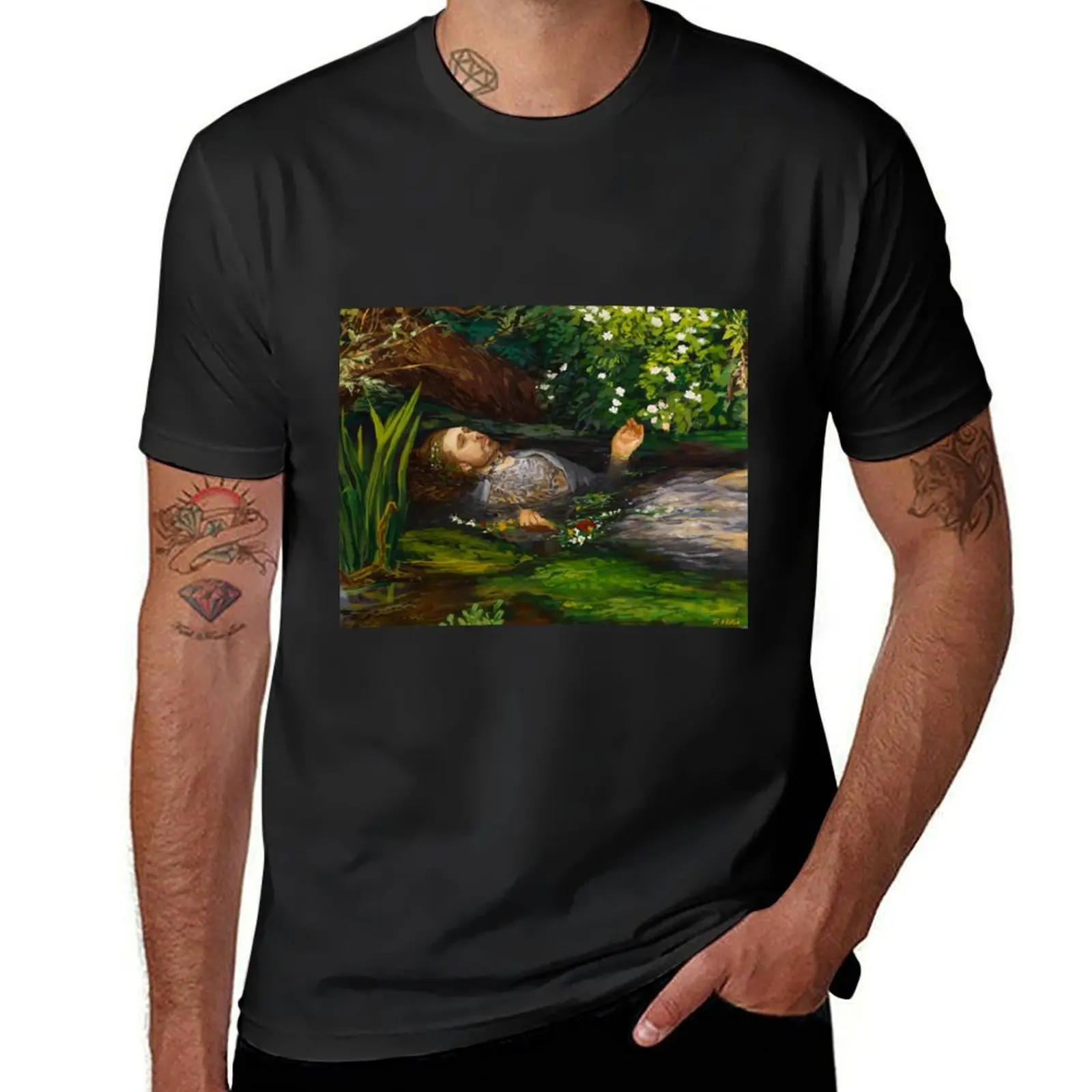 

Ophelia but make it hozier T-Shirt customs customizeds Men's t-shirt