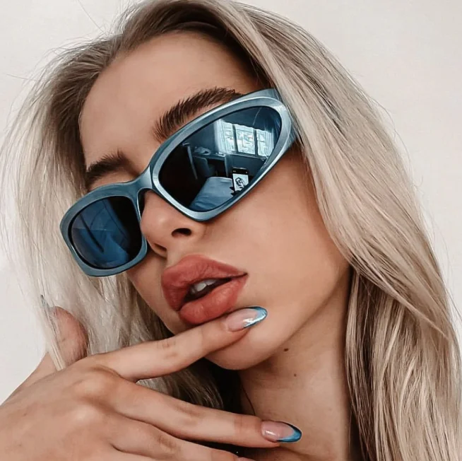 Steampunk Mode Goggle Frauen Sonnenbrille Weibliche Männer Punk Sonnenbrille Vintage Shades Brillen Dame Reiten Brillen UV400 – Detail 3
