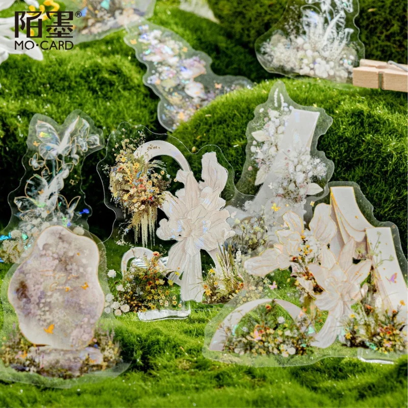 Paquete de 20 Pegatinas Decorativas, Múltiples Estilos Sin Repetición, Suministros para Collage y Diario