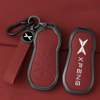 Zinc Alloy Car Key Case Cover Shell For Xpeng Xiaopeng G6 G9 P7 P7I G3 G3I P5 2021 -2024 Protector Bag Auto Styling Accessories