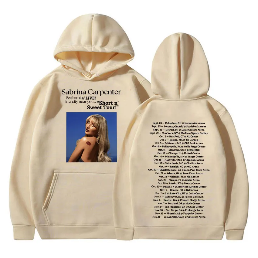 

Sabrina Carpenter Short N' Sweet Tour Hoodie Men Women Retro Fashion Trending Sweatshirt Fleece Pullover Oversized Clothing