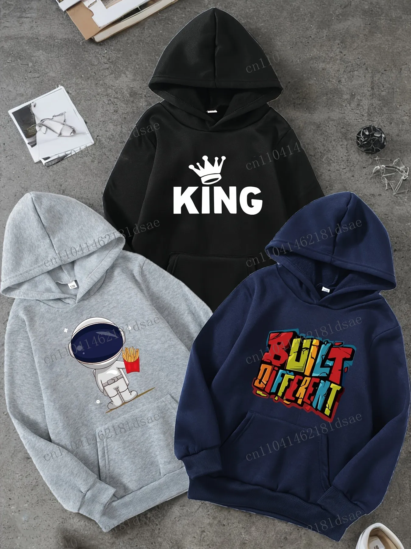 

3D Printing Hoodie Pullover Sweatshirt Long Sleeve Graphic Casual Loose Shirt soft cozy anime polyester boys' autumn fun cartoon