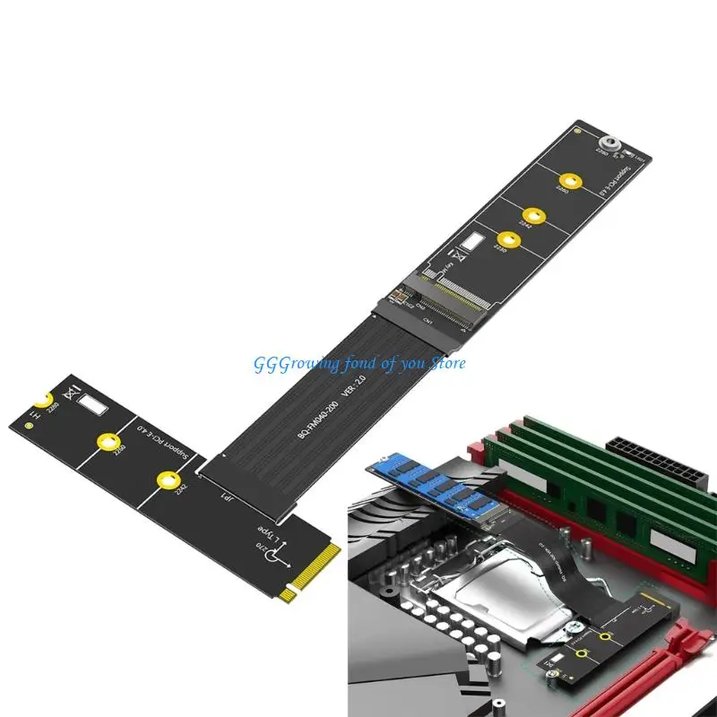 

H9EB M.2 M/B+M Solid Disk Extender Cable 30CM Supports Multiple Operating