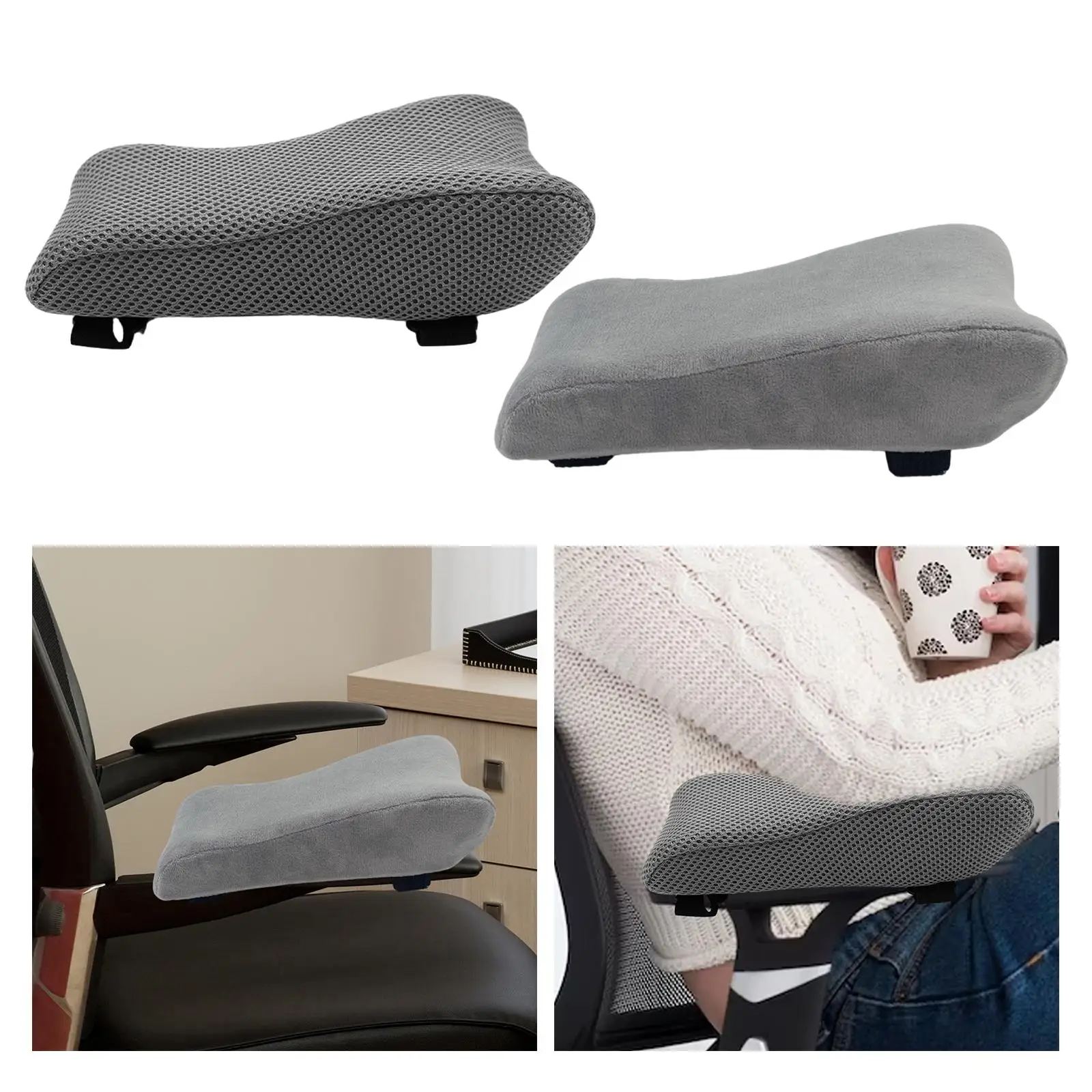 Arm Pads Office Removable Cover Reusable Desk Accessory Universal Elbow Pads