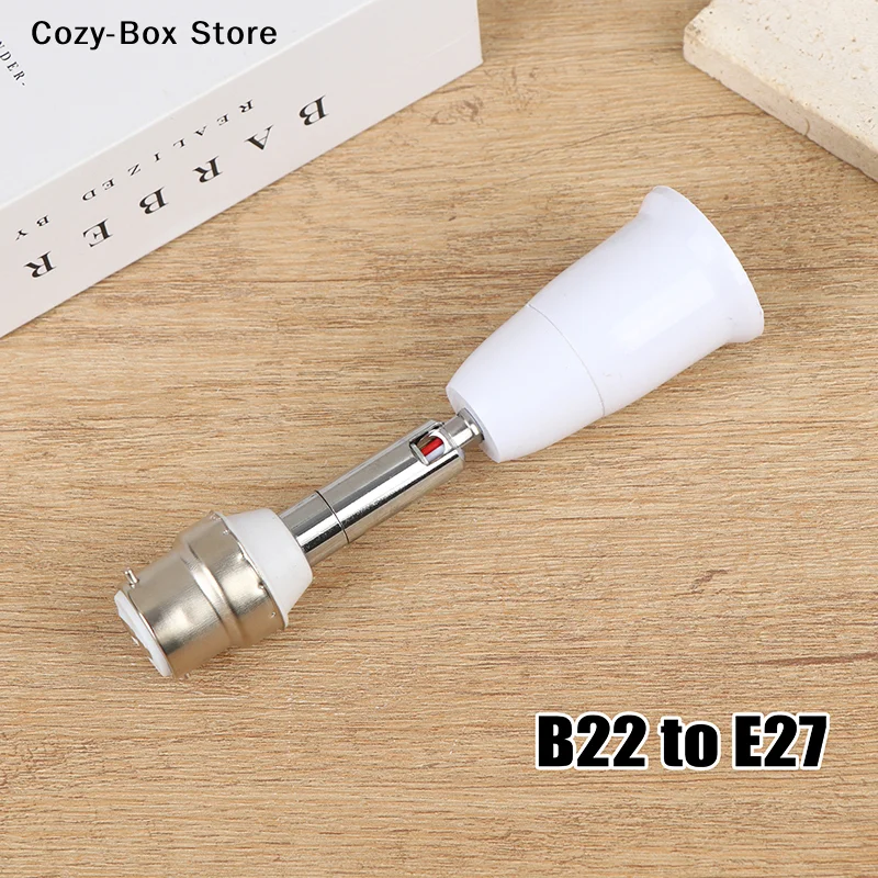 [ZY]1Pc B22 To E27 Extender Screw E26 Bulb Holder Adapter 90 Drgee Rotatable Bendable Light Socket Holder Converter[ZY]