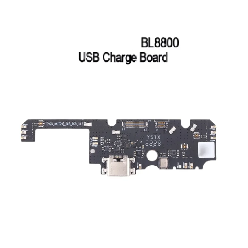 M09K Small Charging Board Tail Plug Accessory Set For Blackview BL8800 Smart Phone Includes Charge Port Microphone Components