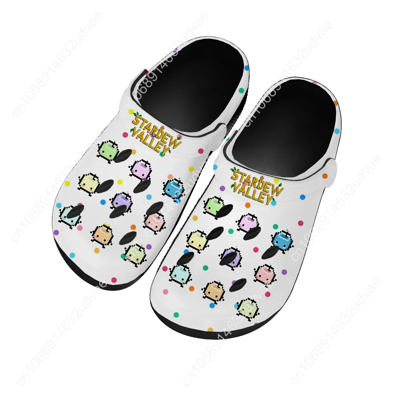Stardew Valley Water Shoes Men Women Teenager High Quality Home Garden Clogs Custom Sandals Beach Breathable Hole Slippers 2