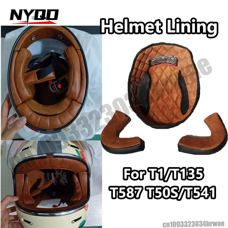 

TORC Full-face Helmet for T1/T135 T587 T50S/T541 Full Set of Inner Liner Upgraded Royal Blue Helmet Replacement Accessories