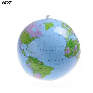 It's hot! 40cm Early Inflatable Educational Terra Mundo Geography Globo Map Balloon Beach Ball 8 Main Sales Globo Terraqueo - №3