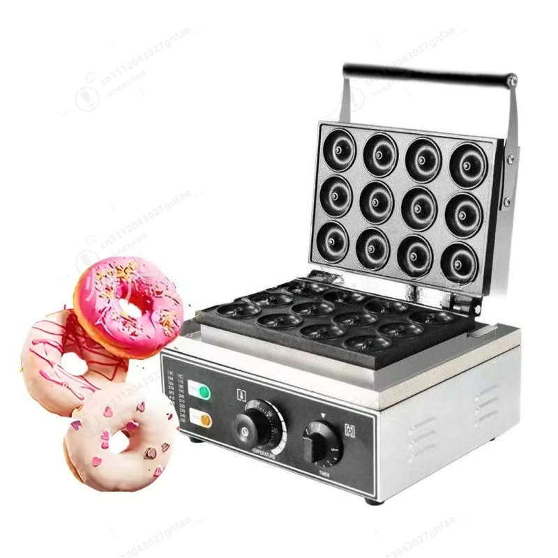 Donut Scone Machine Commercial Double-sided Heating Constant Temperature Crispy Machine Donut Cake Internet Celebrity New