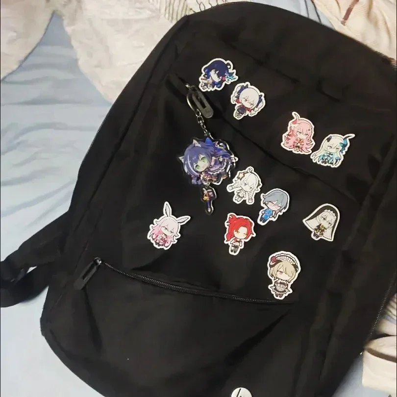 Honkai impacto 3 broche acrílico engraçado anime chaveiro mulher crianças chaveiro homem meninas yae sakura pino jogo crachá saco chaveiro jóias