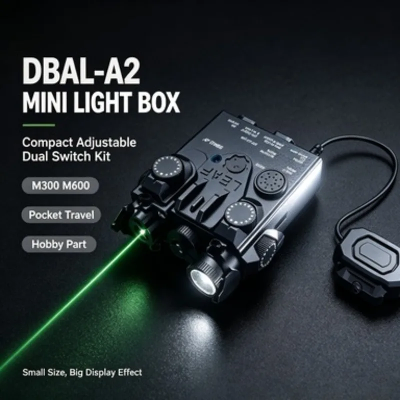 Handheld Rifle Simulation Decor Parts DBAL-A2 Adjustable Box Integrated Red Green Lamp M300 M600 Dual Control Kit