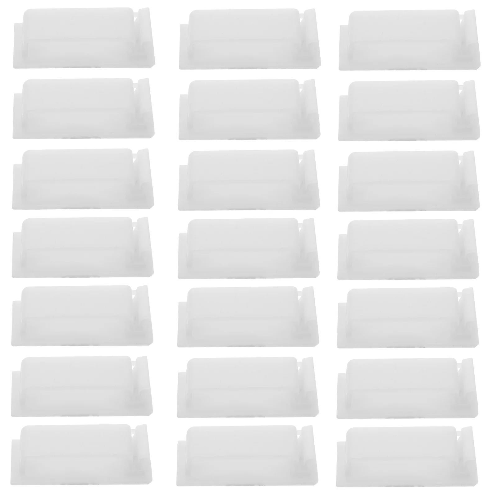 

50pcs Desktop Wall Cable Organizers Simple Cable Fixing Buckles Strong Adhesive Cord Holder For Usb Power Cord Wire