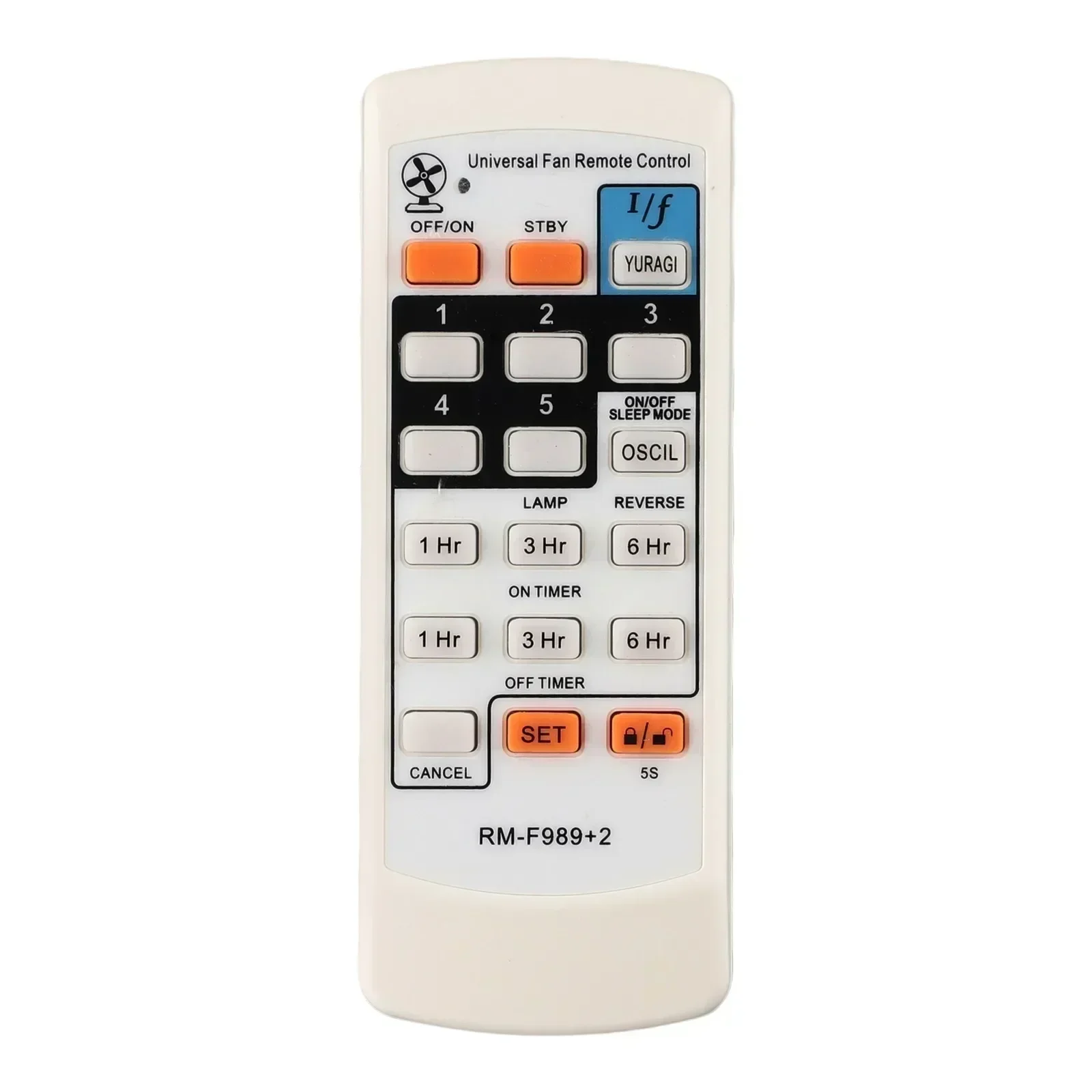 For Damaged Remote Controls Remote Control FAN-989V Electric Fan Remote Home Use Office Use Basic Remote Control Functions