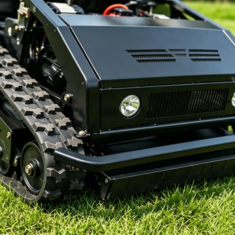 Crawler Lawn Mower Remote Control Grass Cutter with  Power for Orchard Grass Cutting and Uneven Terrain Vegetation Care