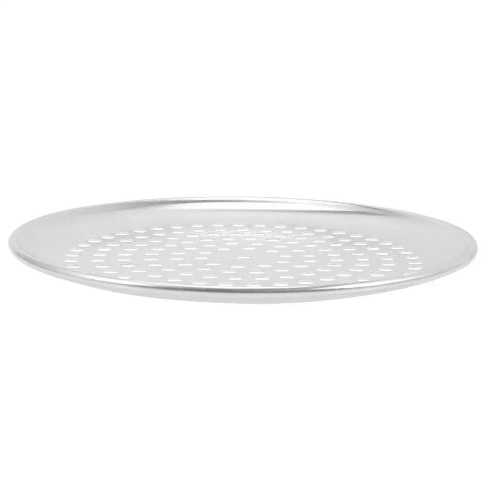 

Pizza Pan Perforated Baking Tray Round Shaped 8 Inch Oven Dish Aluminum Alloy Nonstick Easy Cleaning Home Use Pizza Baking Pan