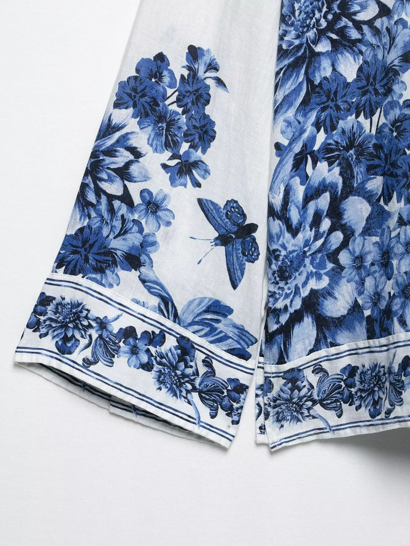 Zevity Vrouwen Mode Onregelmatige Bloemenprint Losse Kiel Blouse Kantoor Dame Knoppen Shirt Chic Casual Chemise Blusas Tops LS9117