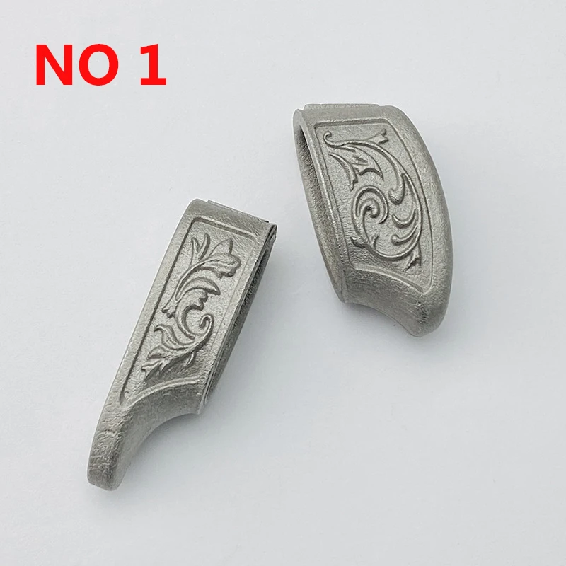 4 Patterns 430 Stainless Steel Knife Handle Guard Pommel DIY Making Accessories Parts Hand Protect Bolster Casting Embryo Bowie