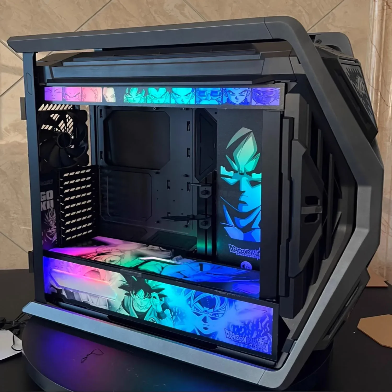 

Custom ROG HYPERION GR701 Chassis Lighting Panels Case Light Panel Case Light Panel MOD DIY 5V ARGB 3PIN 12V RGB 4PIN AURA SYNC