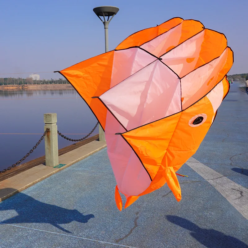 Giant Soft Kite Dolphin Kite Toy Fun Sport Software Paragliding Beach Parafoil Nylon Kite Line Adult Kids Classical Outdoor Toys