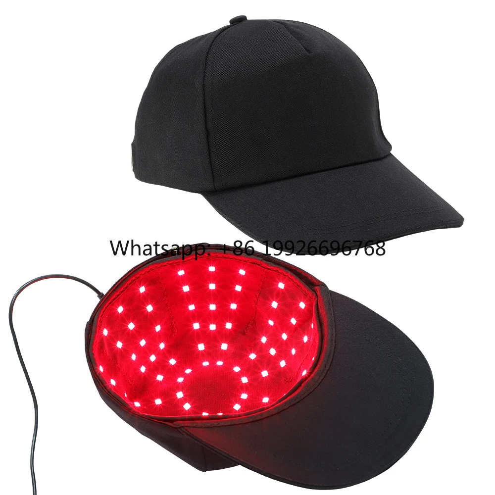 

USB Direct Plug-In LED Hair Growth Cap 96PCS 660nm 850nm Infrared Red Light Beads Head Massager Red Light Therapy Cap