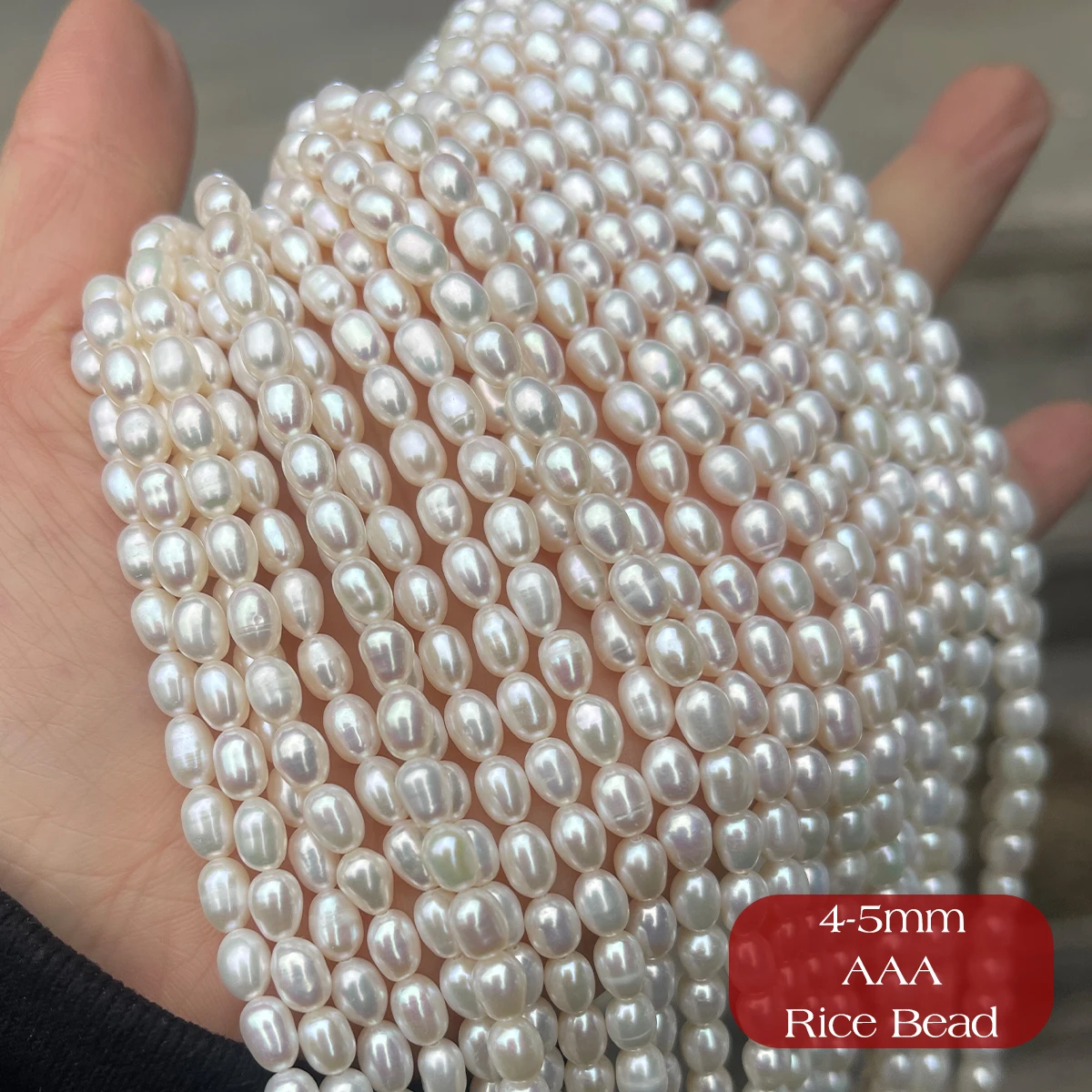 None Freshwater Cultured Pearl Rice Loose Beads 1.8-2mm 3