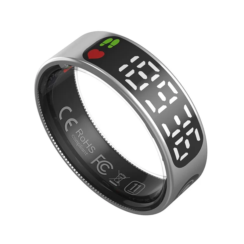 High Quality Chip Controls Touch Screens Smart Rings Heart Rate Monitoring Blood Oxygen Sleep Monitoring Bluetooth Waterproof