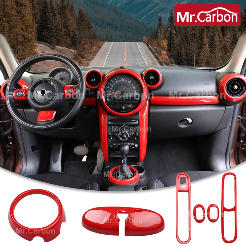 Car ABS Plastic Decorative Cover Interior Styling Modification Accessories For  M 1 Coope r S R 60 R 61 Country PACE