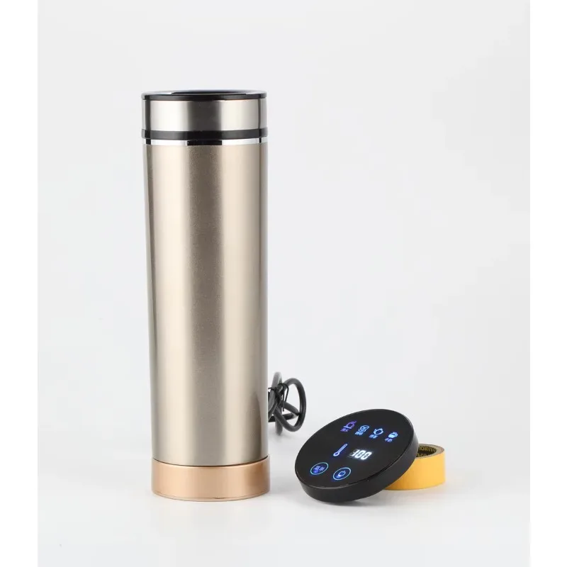 Universal Cars Heating Cup 12V 24V 350ML Portable Auto Thermos Water Bottle Smart Car Heating Water Cup