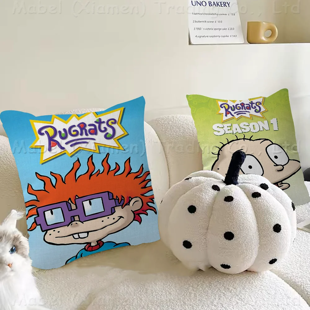 R-Rugrats Pillow Gift Home Office Decoration Bedroom Sofa Car Cushion Cover Case 45x45