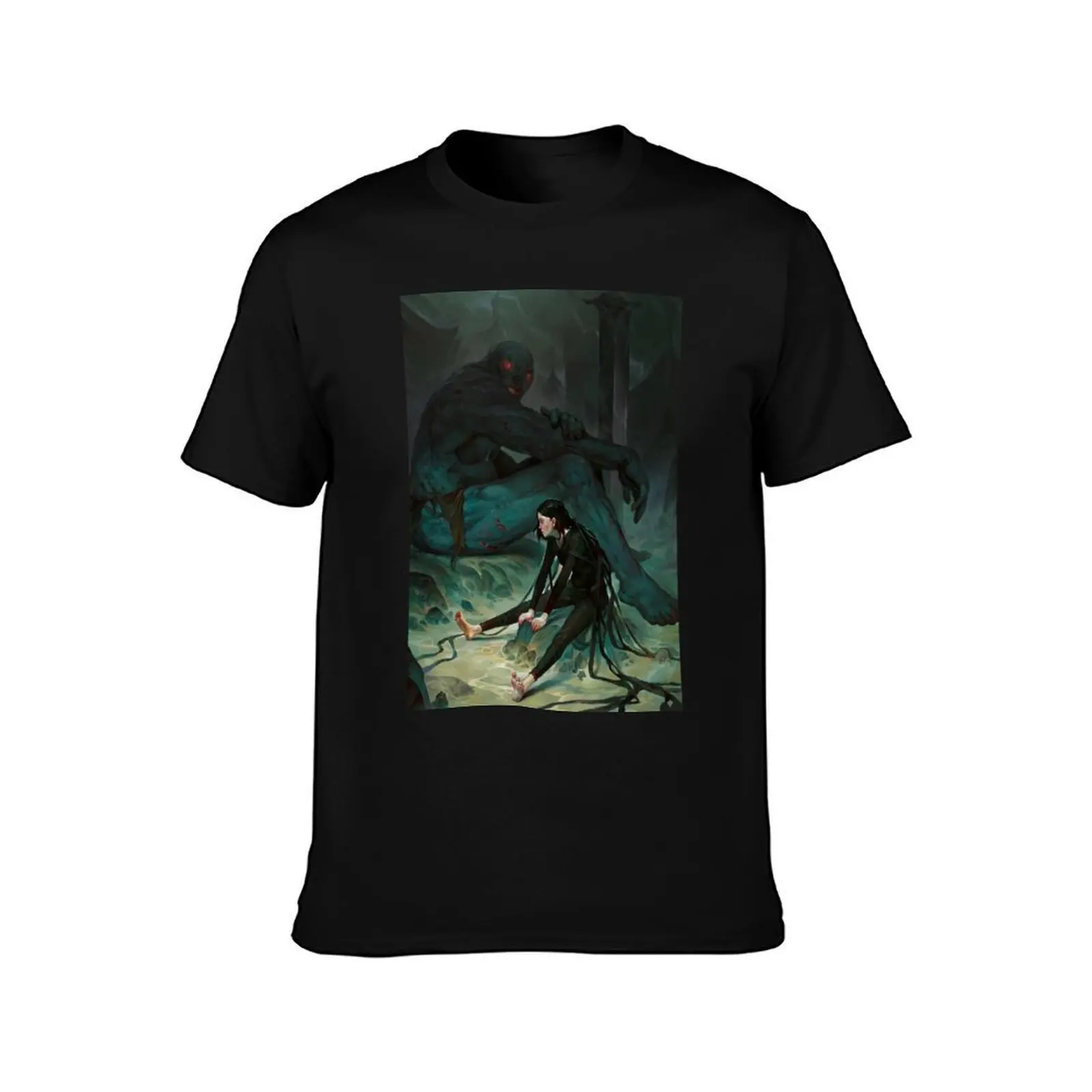 Mistborn: The Hero Of Ages New cover illustration for fantasy book. T-Shirt, Summer Casual Cotton Tee, Oversized Streetwear Tops