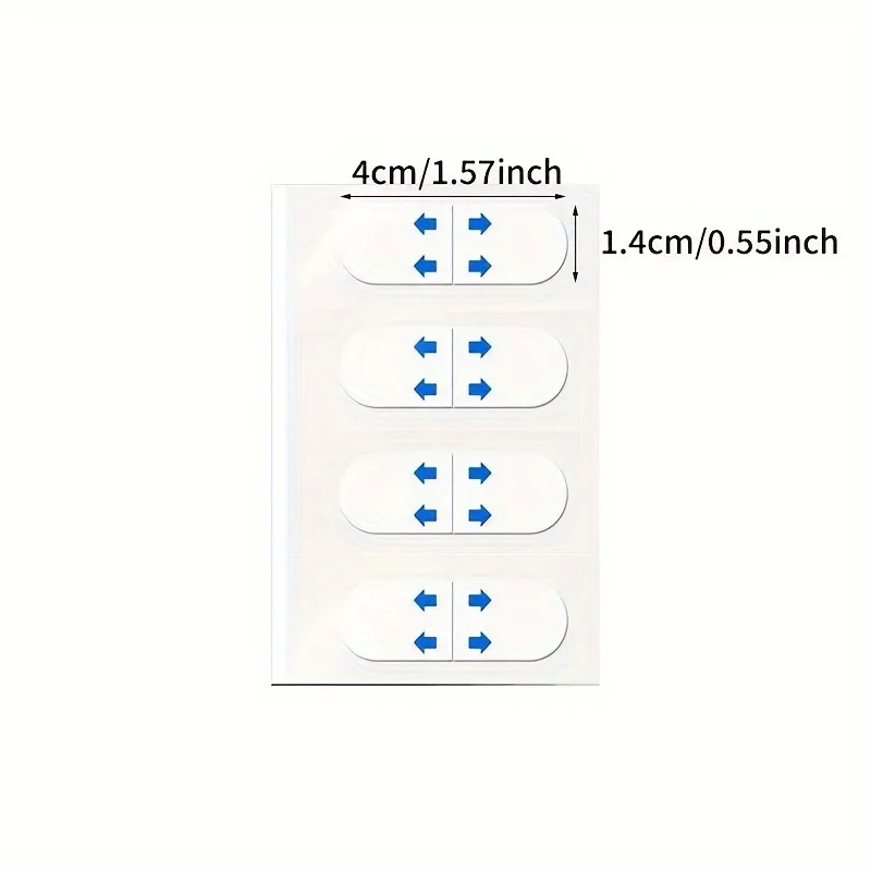 80 قطعة من رقع التجميل غير المرئية للوجه والرقبة - ملصقات العناية بالوجه على شكل حرف V وشد الوجه والذقن المزدوجة، شريط مكياج فوري #2