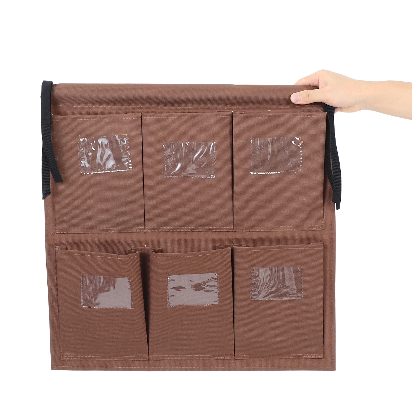 

Hotel Room Work Cart Cloth Storage Bag Transparent Label Pocket Housekeeping Cleaning Trolley Laundry Travel Bags